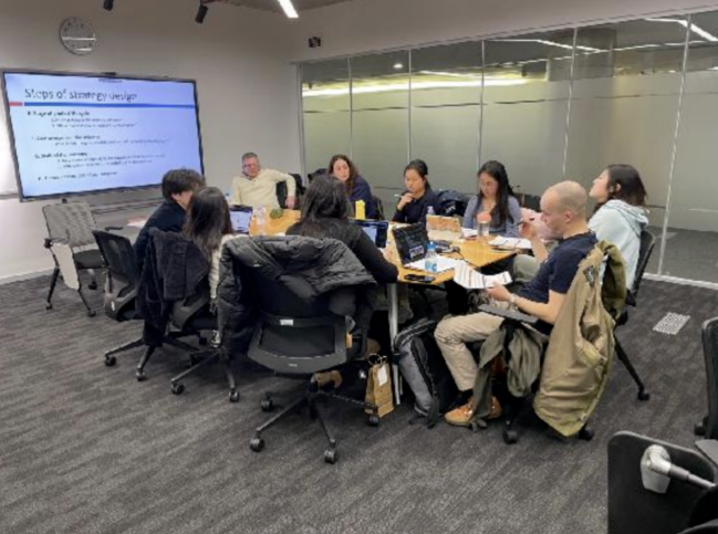 Students deliver winning industry strategy with professor mentorship, secure internship